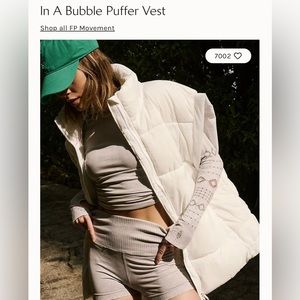 NWT Free People Movement Puffer Vest